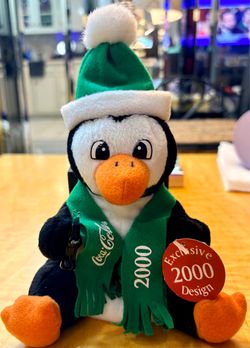 Coca-Cola 2000 Exclusive Design Penguin Plush