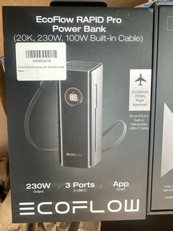 EcoFlow RAPID Pro Power Bank 20K 230W