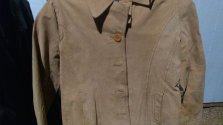 Vaseline large size 14 leather women's jacket