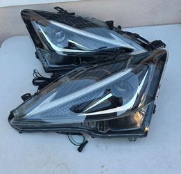 Lexus IS250 IS350 06-13 LED DRL Projector Headlights Luces Focos Micas Faros Faroles Headlamps