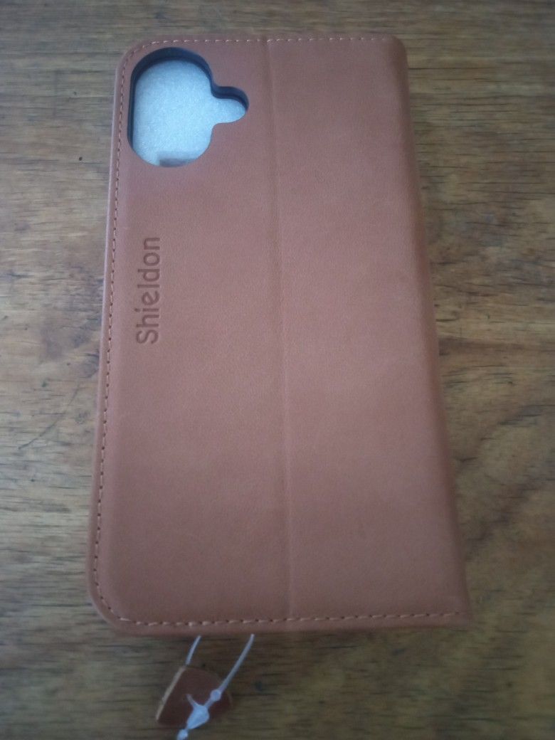 IPHONE 16 PLUS CASE CARD HOLDER LEATHER