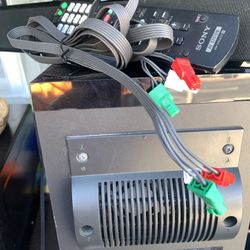 Sony AV System With Subwoofer , Speaker Bar , Remote And Wires Others Asking Up To $ 149.95 See Picture . Selling Reduced Price. 