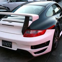 PORSCHE TECH ART GT STREET STYLE REAR TRUNK AND WING FOR 997 TURBO AND CARRERA
