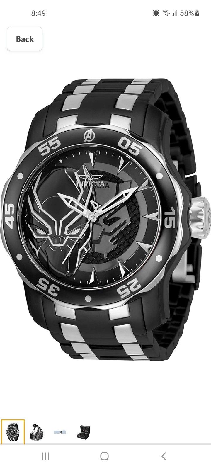 Invicta Black Panther Limited Edition Collectors Series