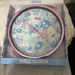 Hello Kitty And Friends Wall Clock