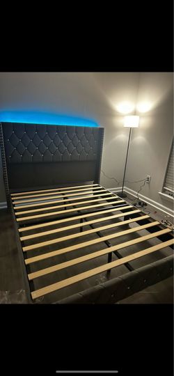 Diamond bed frame