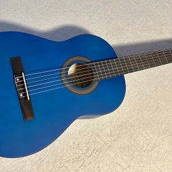 BLUE Classical Guitar Nylon Strings NEW