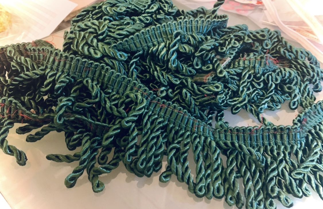 Huge Lot of 3” Twisted Tassel Trim More Than 4 yds #092824A7