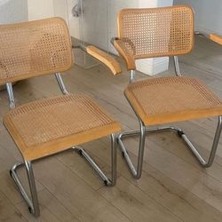 Mid Century Cane Chairs 