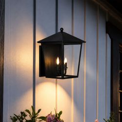 The Great Outdoors Noble Hill 4-Light Outdoor Wall Lanterns