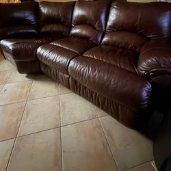 Leather Recliner couch