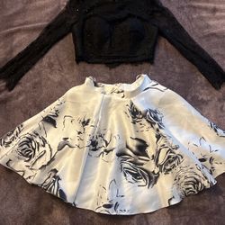 Homecoming Two Pice Dress XS