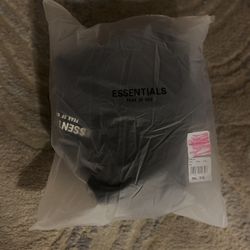 Essentials Fear Of God Hoodie “black” Brand New Size Small