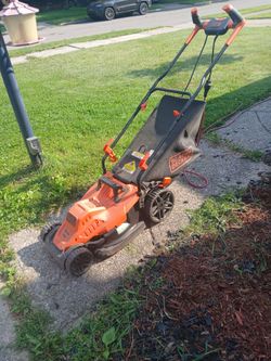 15" 10 amp corded mower