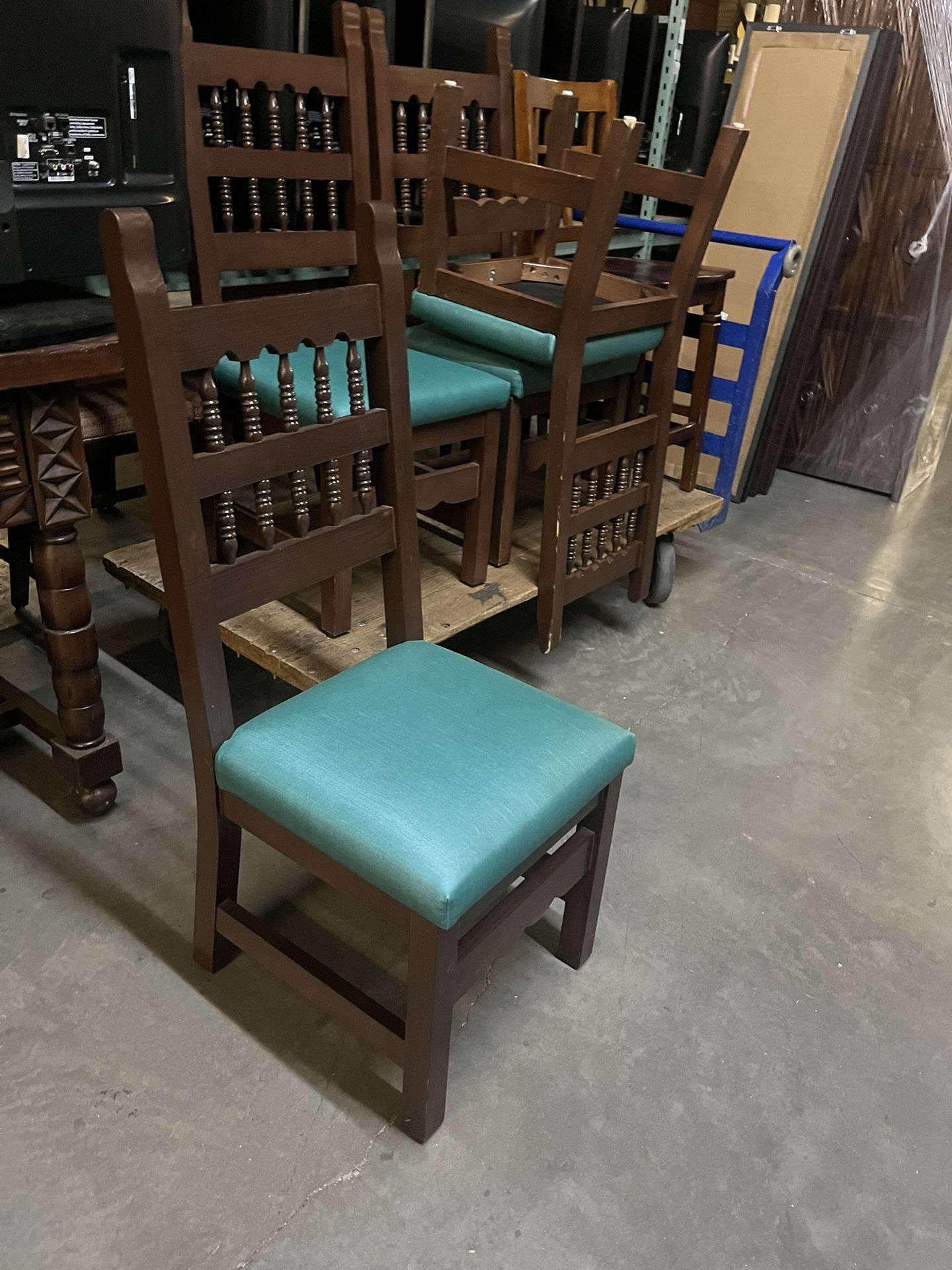 Beautiful and Durable Fabric Wood Chair