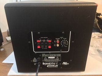 KLH Audio System Powered Subwoofer Bassbite V With 3 KLH minispeakers for Sale in Glen Allen VA OfferUp