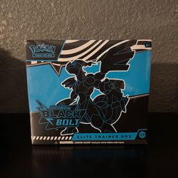 Pokémon 2025 Scarlet & Violet Black Bolt Elite Trainer Box