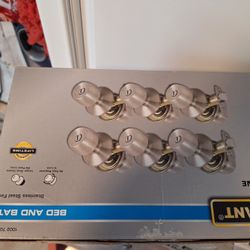 Defiant Bed And Bath Door Knobs Set Of 6 