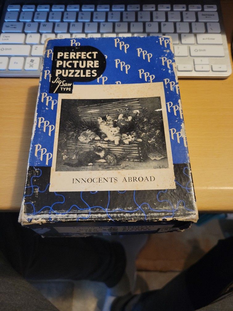 Vintage 1930s Innocent Abroad Puzzle By Perfect Picture Puzzles