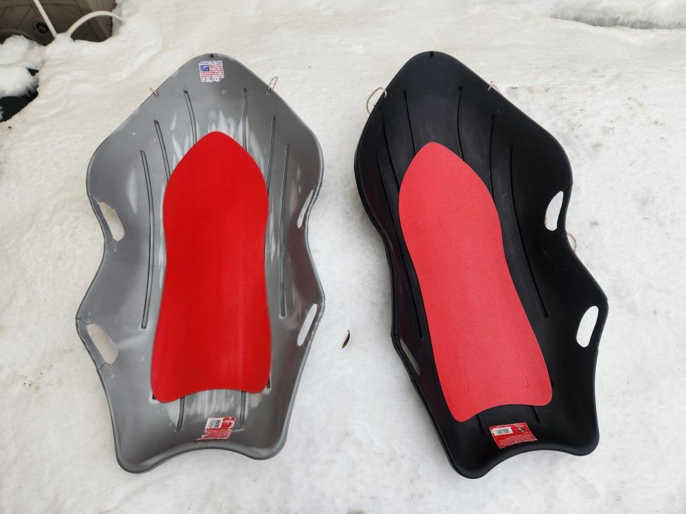 2 Snow Sleds For $15