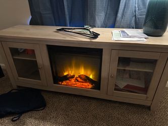 Electric fire place tv stand