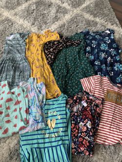 Girls size 10-14 dresses and skirts