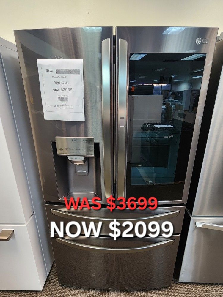 23 cu. ft. Smart French Door Refrigerator InstaView Door-In-Door
& Craft ice, PrintProot Stainless Steel, Counter Depth