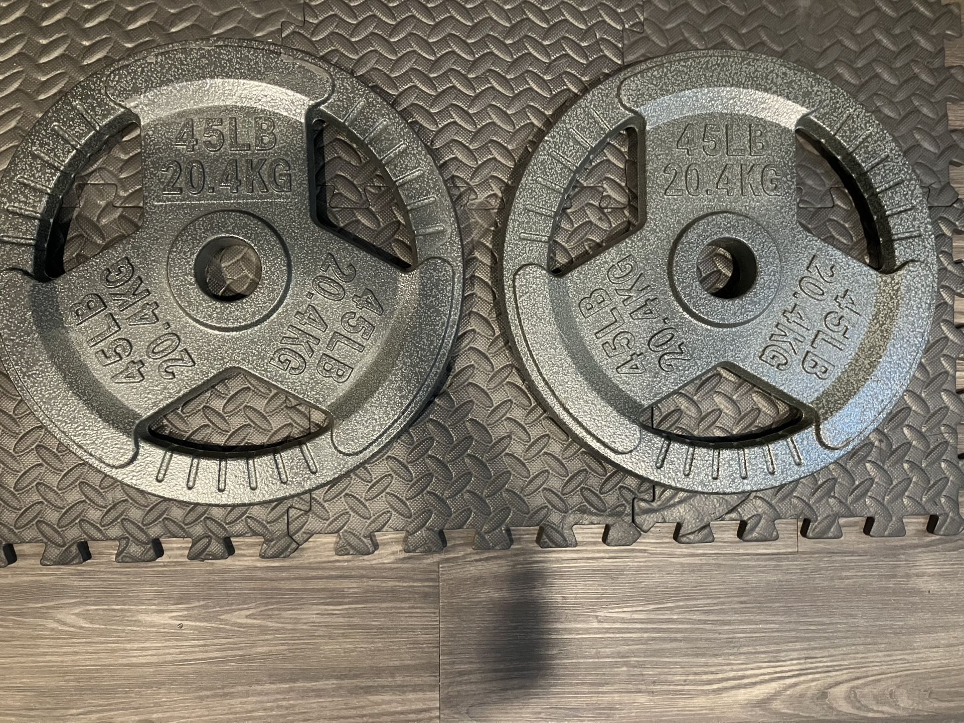 90lbs. of Olympic Grip Weights