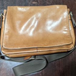 Coach Leather Messenger Bag 