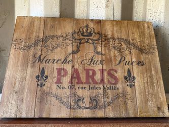 Paris kitchen sign