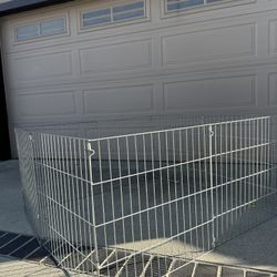 Dog puppy kennel eight section Folding 