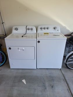 Whirple Washer And Electric Dryer
