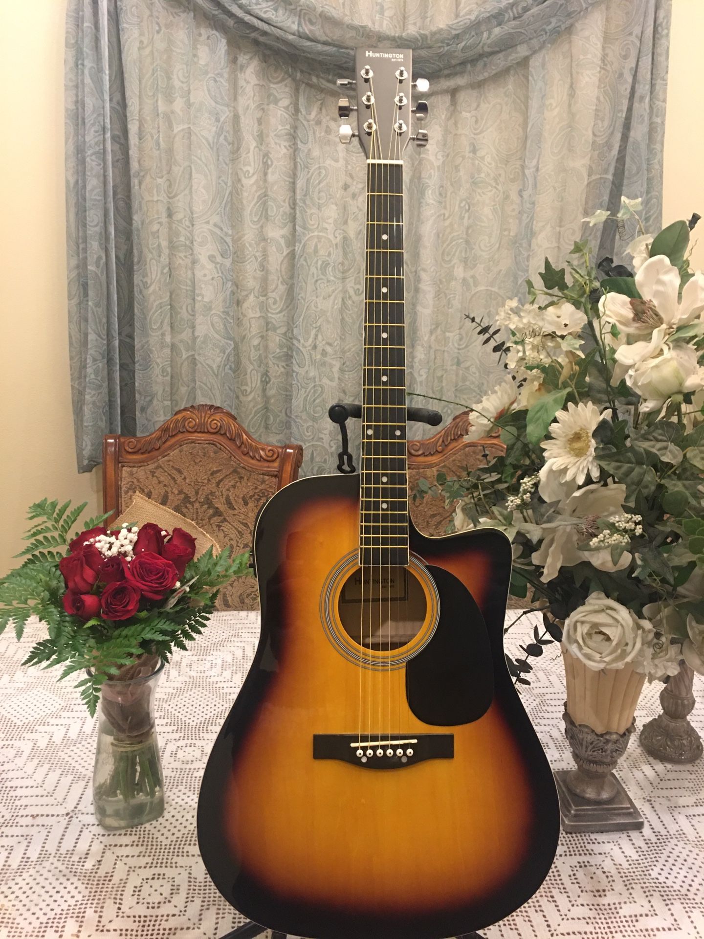 Huntington electric acoustic guitar