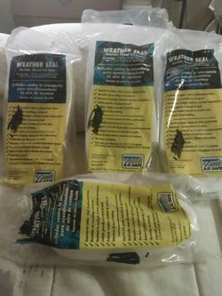 3 and half packs of A/C-Safe Weather Seal