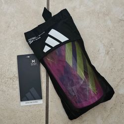 Adidas Tiro League Football Soccer Shin Guards Size M - Lucid Lemon Pink Green
