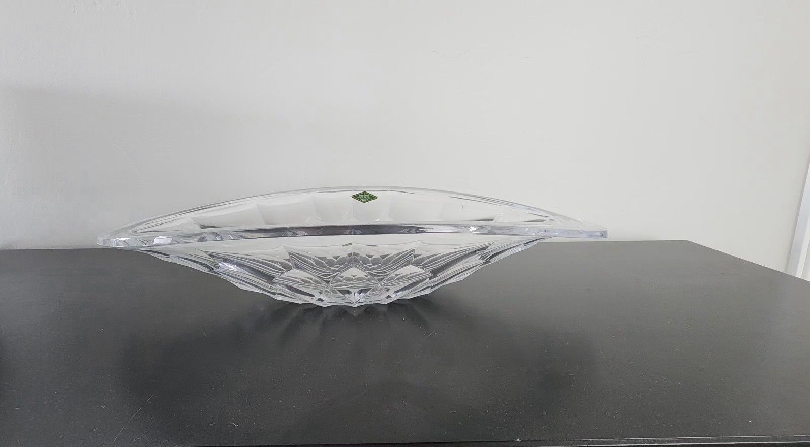 Vintage Shannon By Godinger Crystal Bowl Dish