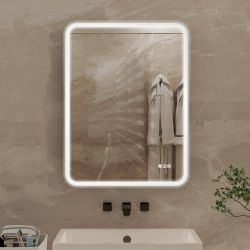 24 in. W x 32 in. H Rectangular Framed Dimmable Anti-Fog LED Wall Bathroom Vanity Mirror