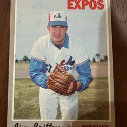 Jim Britton - MLB 1970 Trading Card 