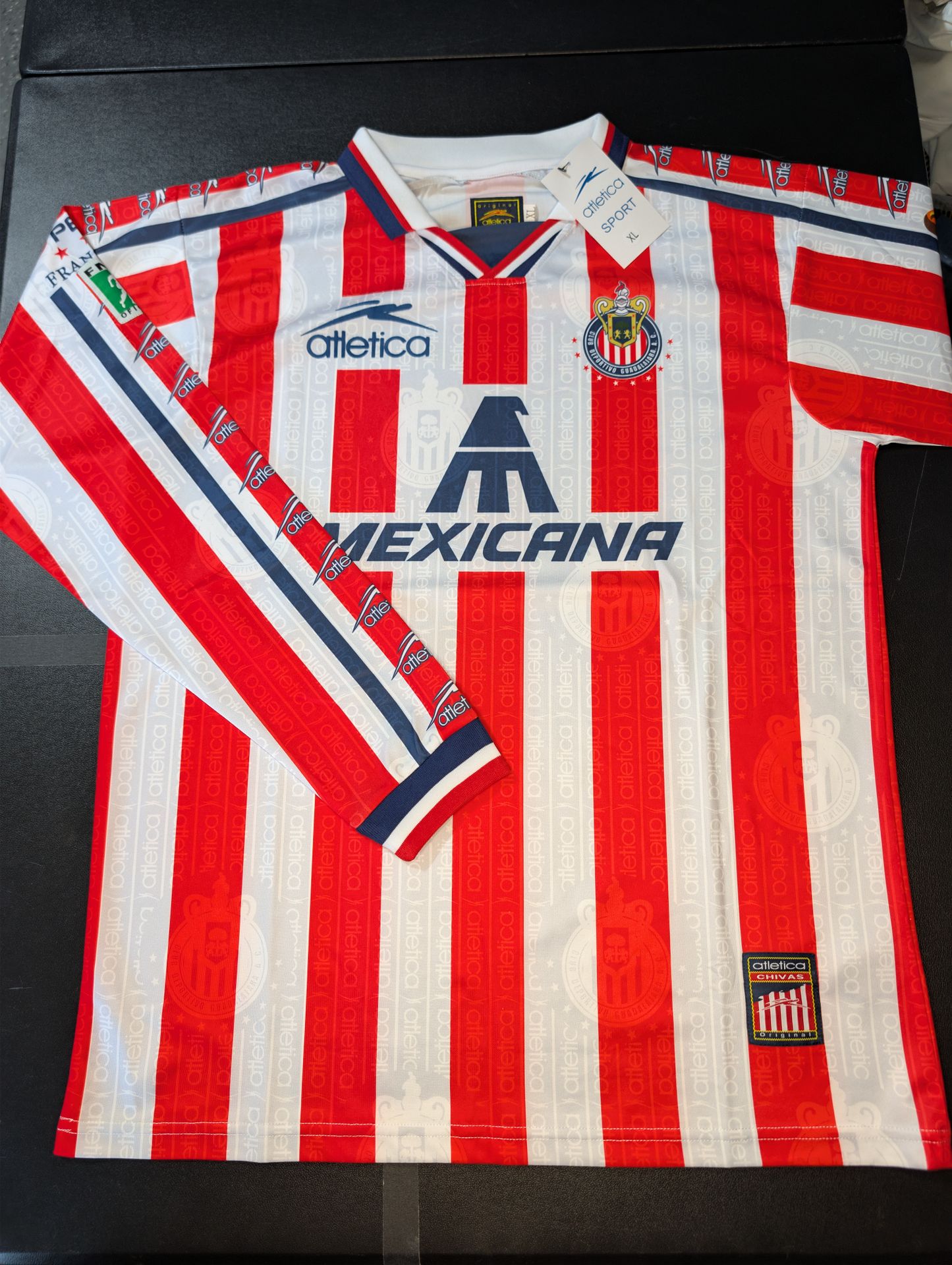 Retro Chivas Long sleeve Soccer Jersey