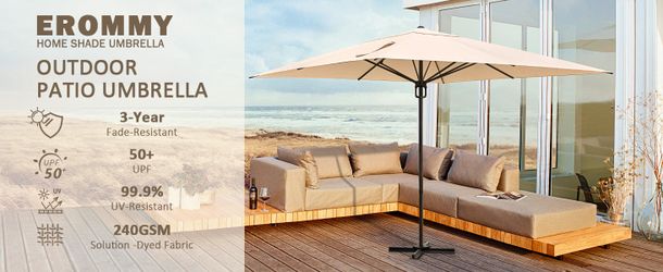 Erommy 13' X 13' Square Outdoor Patio Market Umbrella for Sale in Kirkland, WA - OfferUp Erommy 13' X 13' Square Outdoor Patio Market Umbrella for Sale in Kirkland, WA - OfferUp