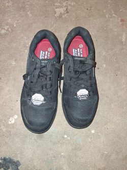 Composite safety toe memory foam sketchers