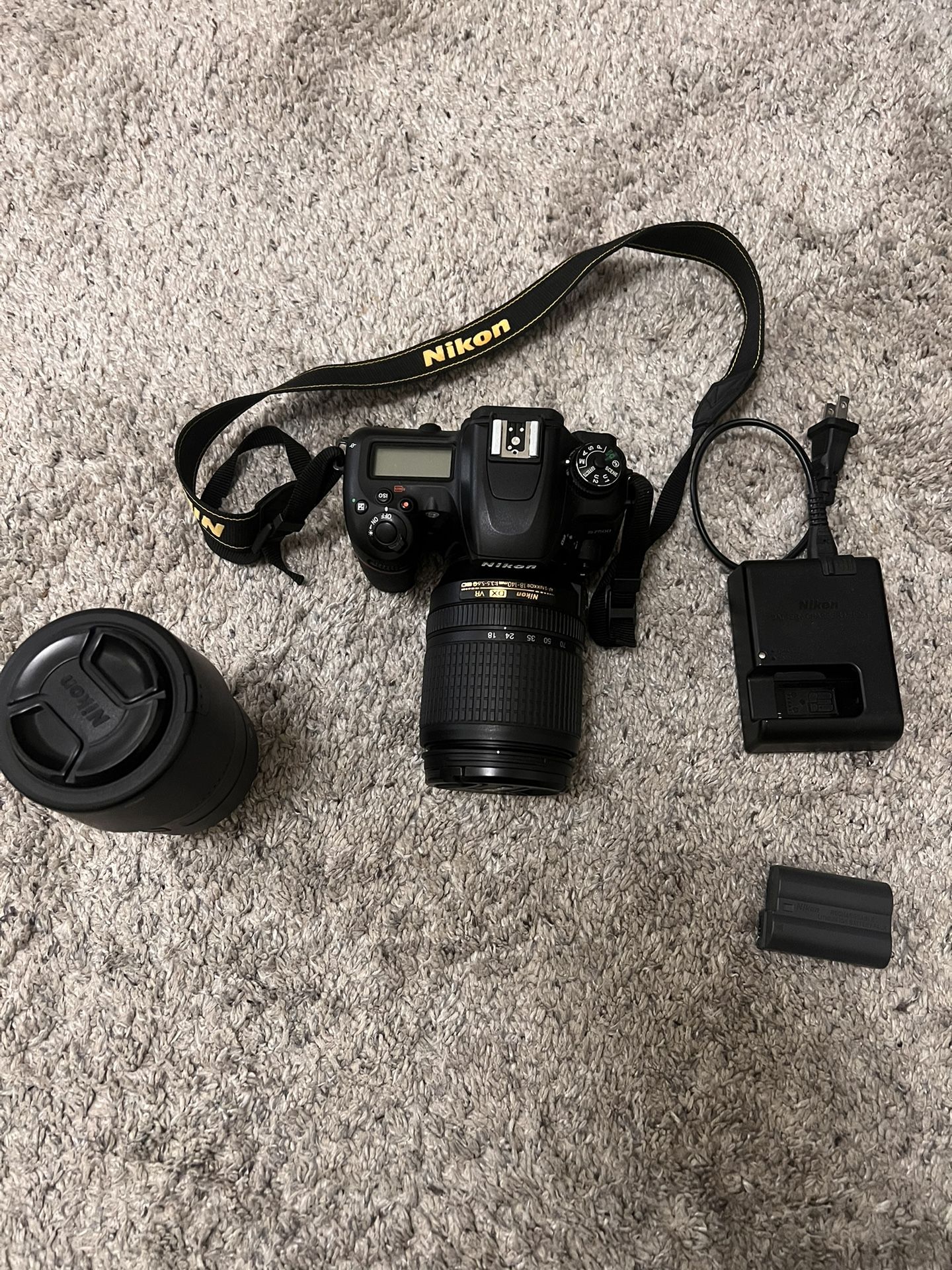 Nikon D7500 With Two Lenses 
