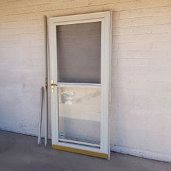 Andersen Screen Door / Half Storm Door - $95