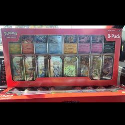 Pokemon Costco Tin 8 Pack Bundle With Promos 