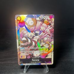 One Piece Card Perona Alt Art English Op-06!!