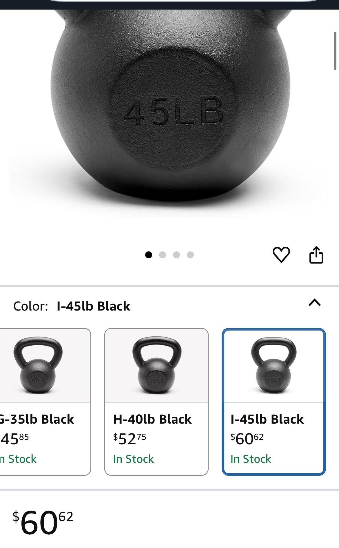 45lb Kettlebell