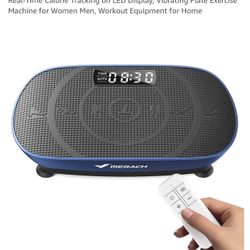 Health And Fitness, Vibrating Plate With Remote Control And Bluetooth Capability