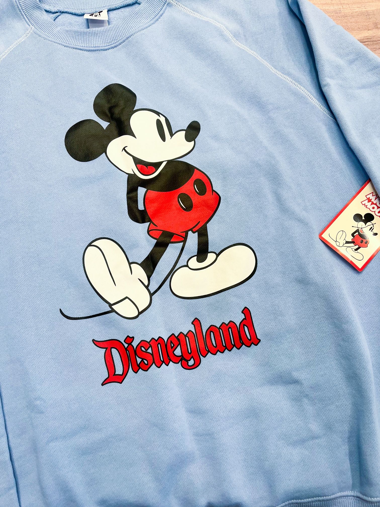 NWT XL Mickey Mouse Disneyland Blue Sweater