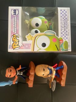 Keroppi hello kitty & Marvel Thor toys