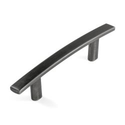 Hestia Hardware 10 Pack | 3" Arched Handle Pull For Kitchen and Bathroom Cabinet Hardware Antique Silver 3" Center to Center, 10 Pack Z3.3in.10.BNB-D